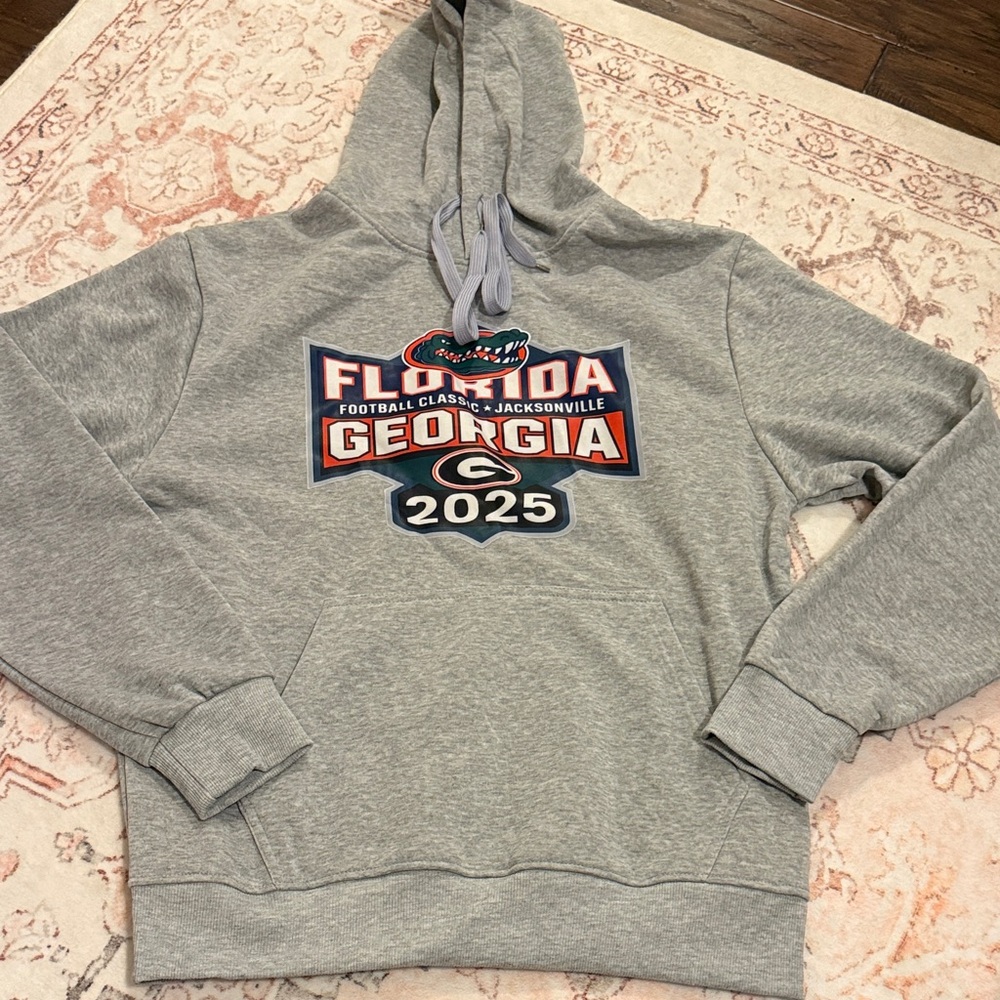 Florida Georgia 2025 Gray Hoodie